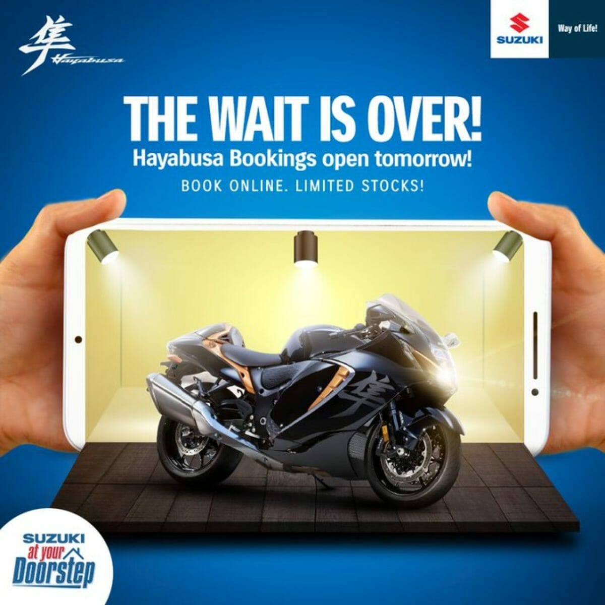 Suzuki Hayabusa bookings