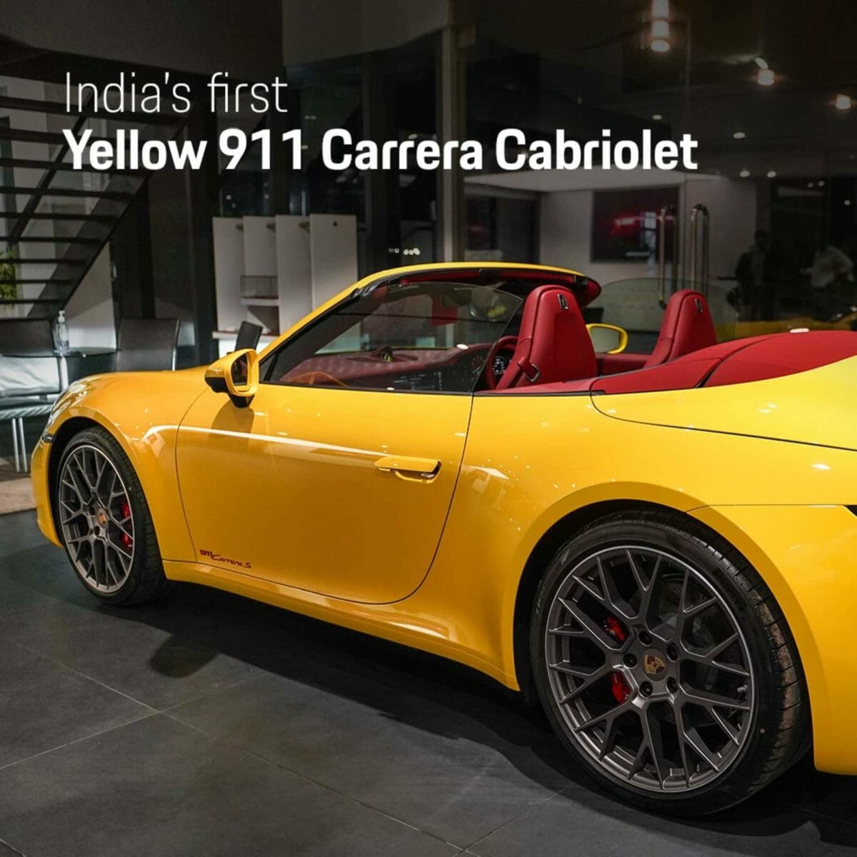 Yellow 911 Carrera Cabriolet (1)