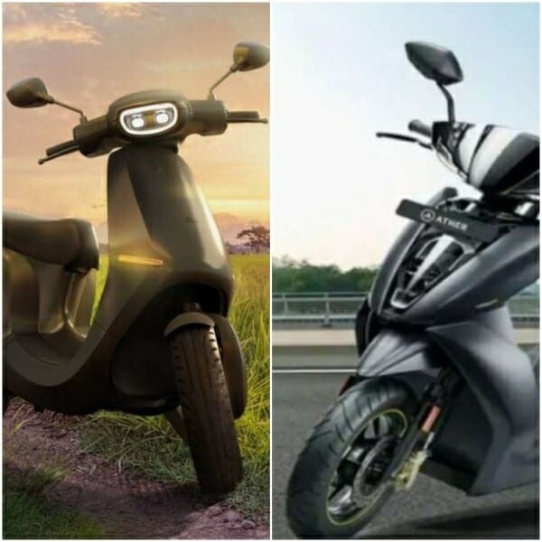 ola electric scooter vs ather