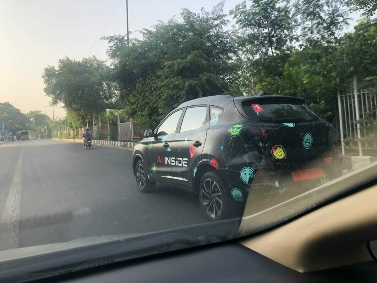 MG Astor AI spy shot