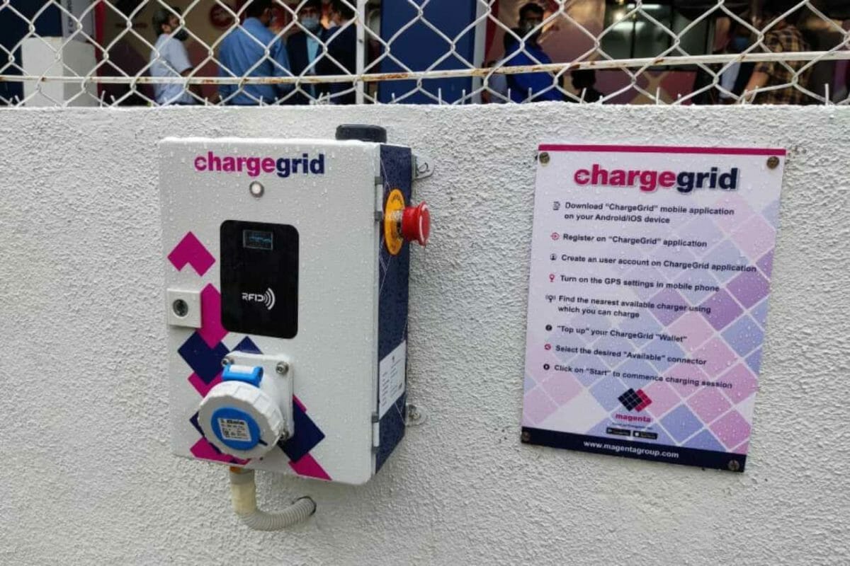 Magenta chargegrid