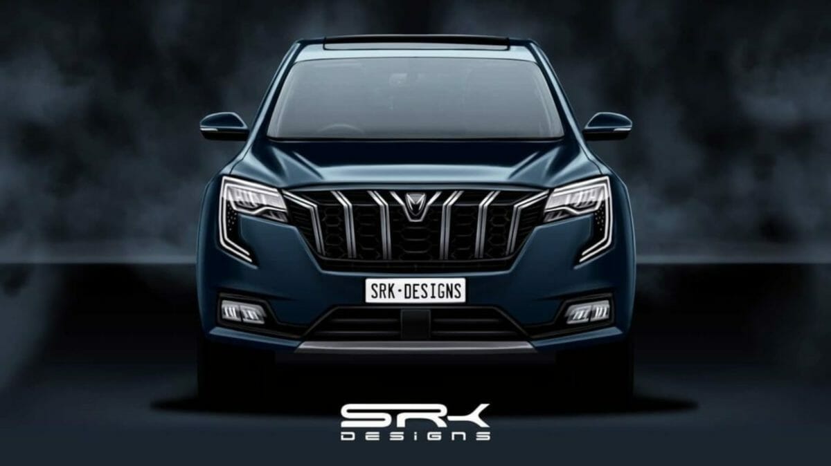 Mahindra XUV700 rendering