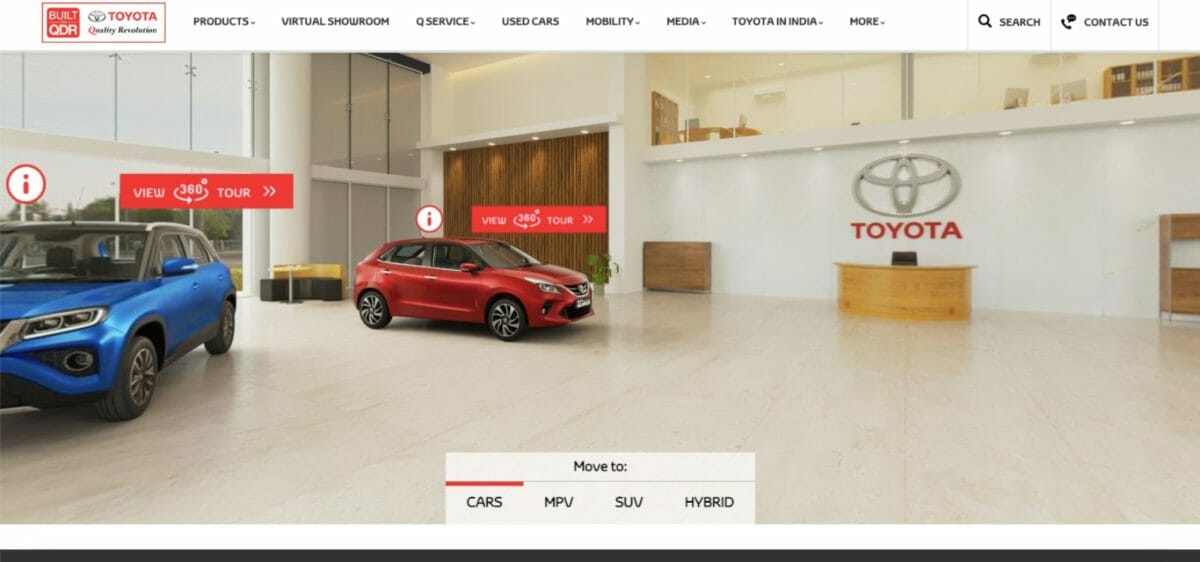 Toyota Virtual Showroo