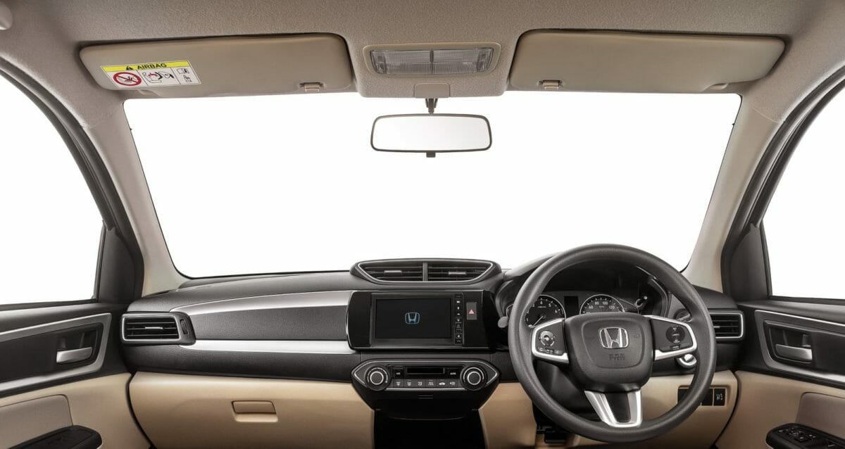 honda amaze facelift dashboard