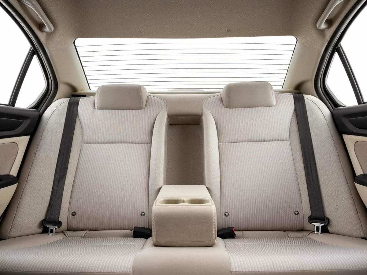 honda amaze facelift rear seat