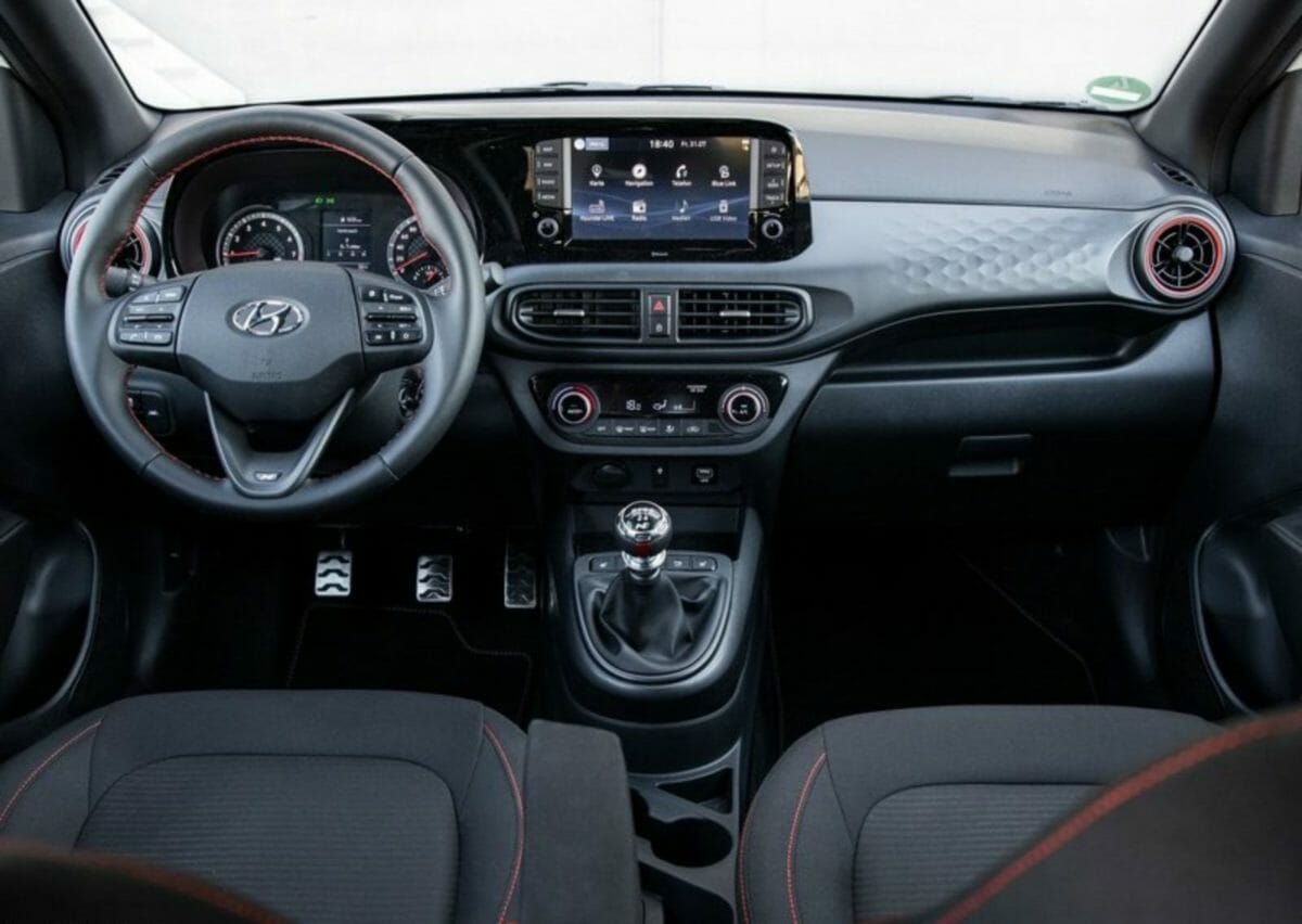 hyundai i10 n line interior