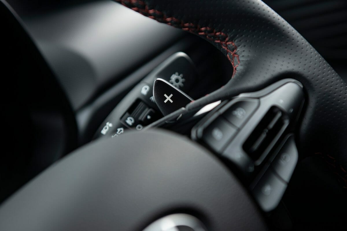 hyundai i20 N line paddle shifters