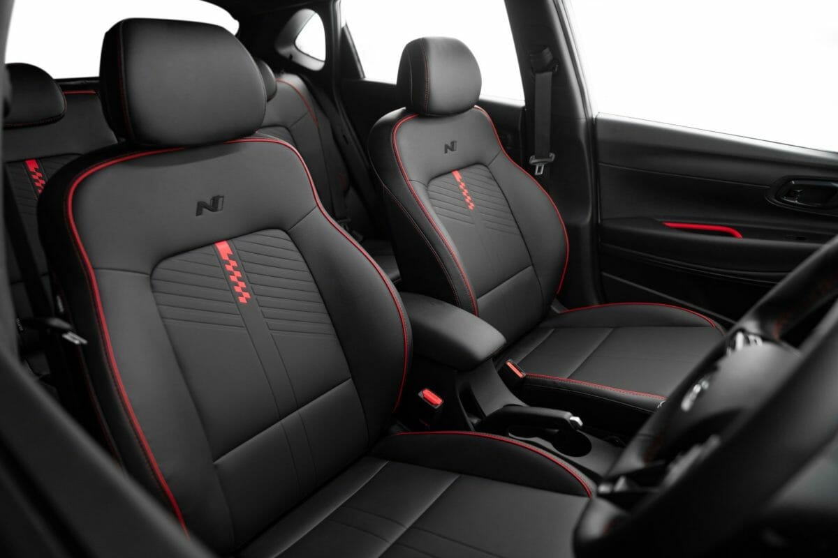 hyundai i20 n line seats