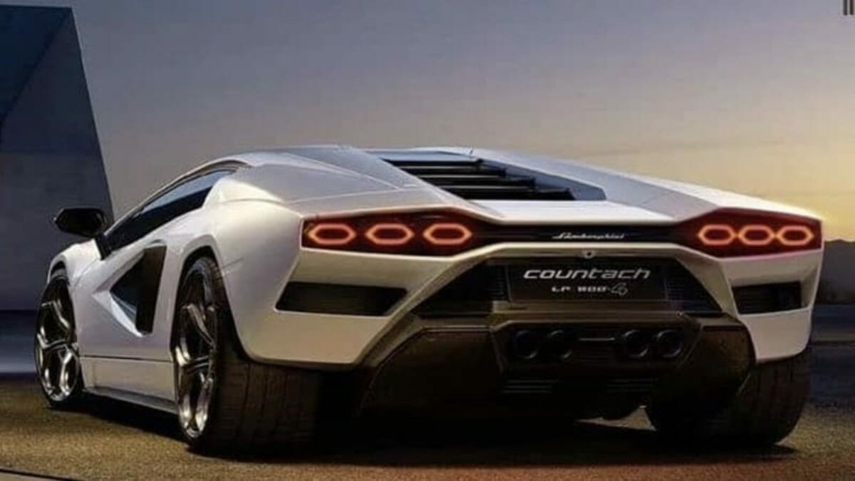 lamborghini countach leaked rear