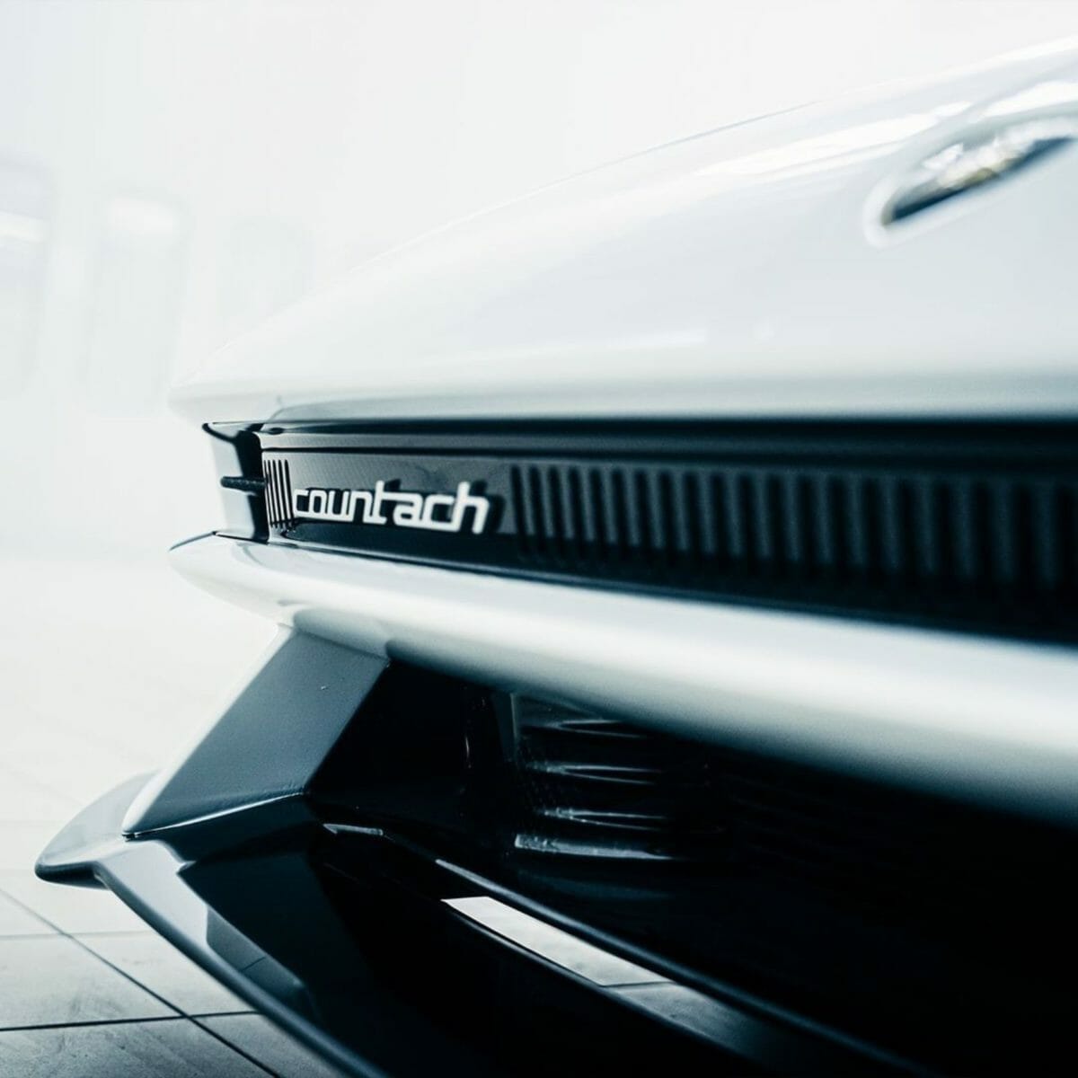 lamborghini countach teaser nose