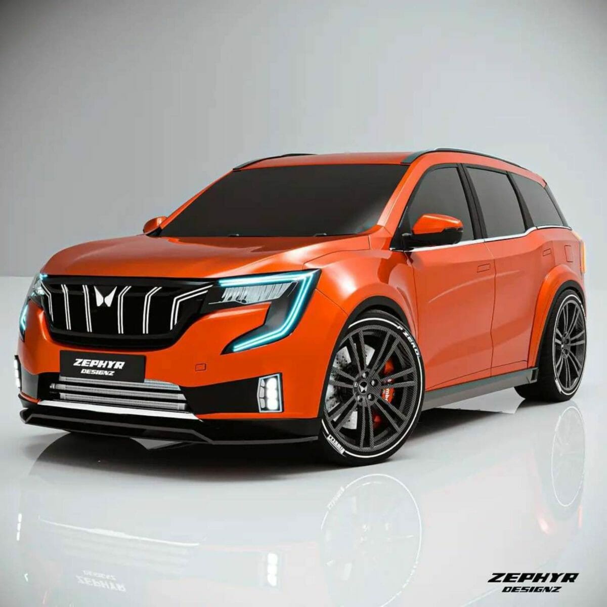 mahindra xuv700 sports edition render front