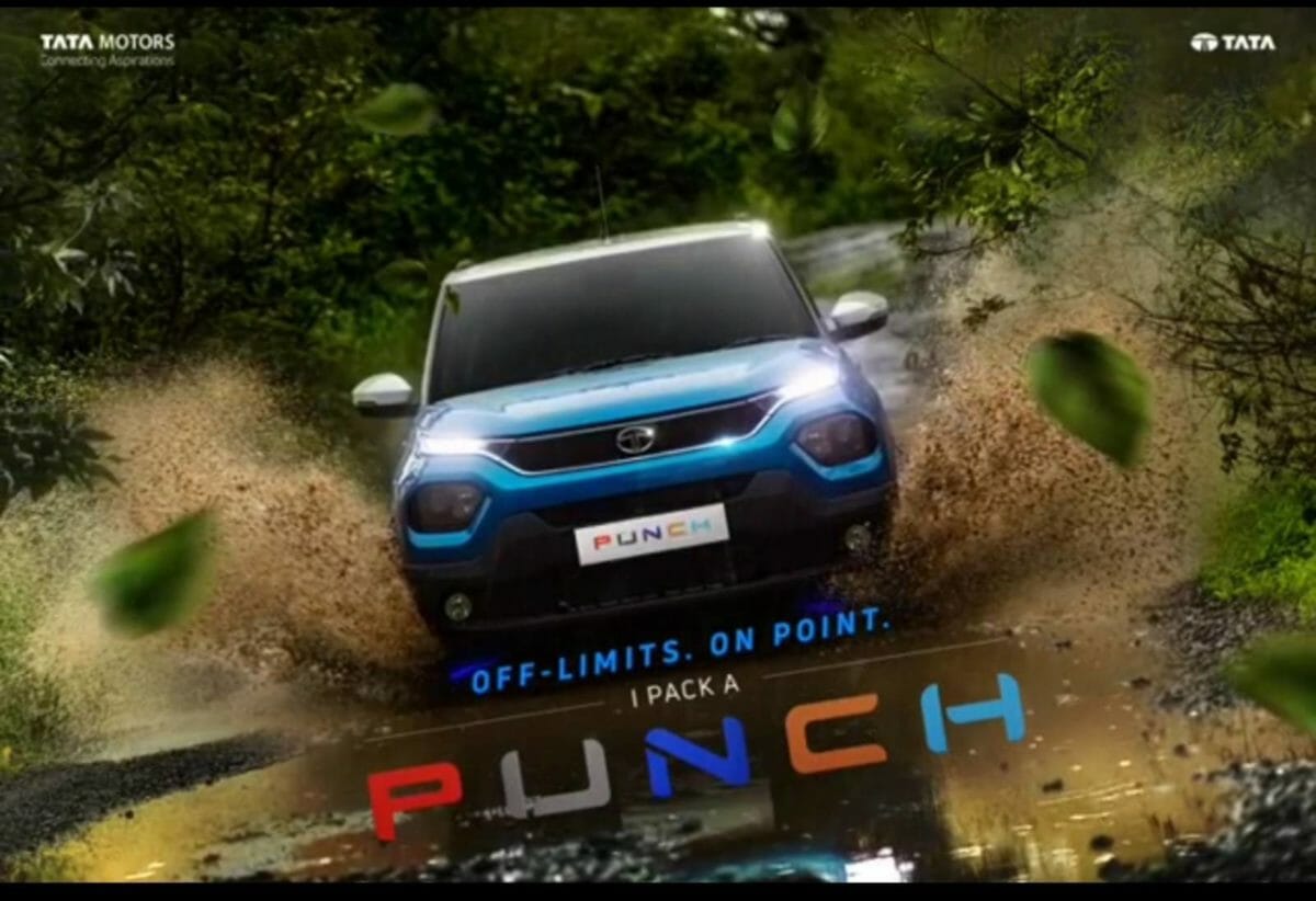 tata punch revealed front