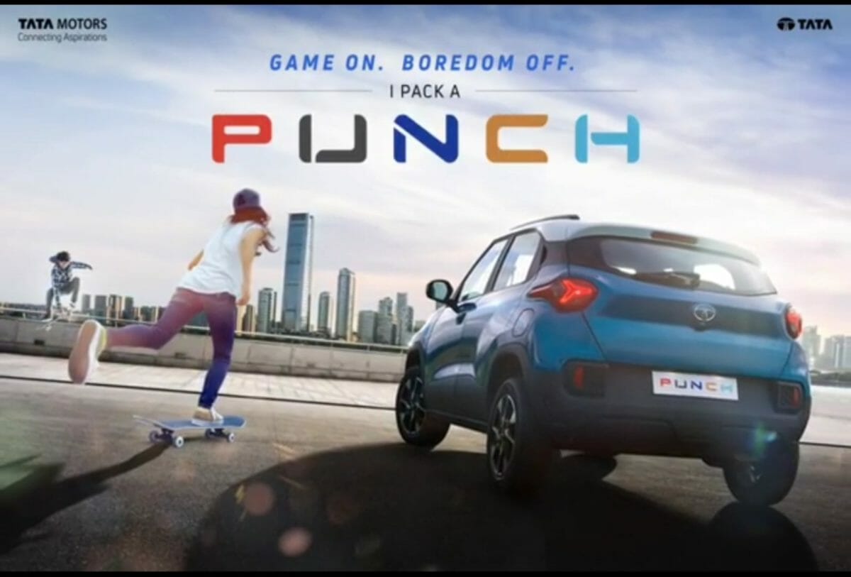 tata punch revealed rear