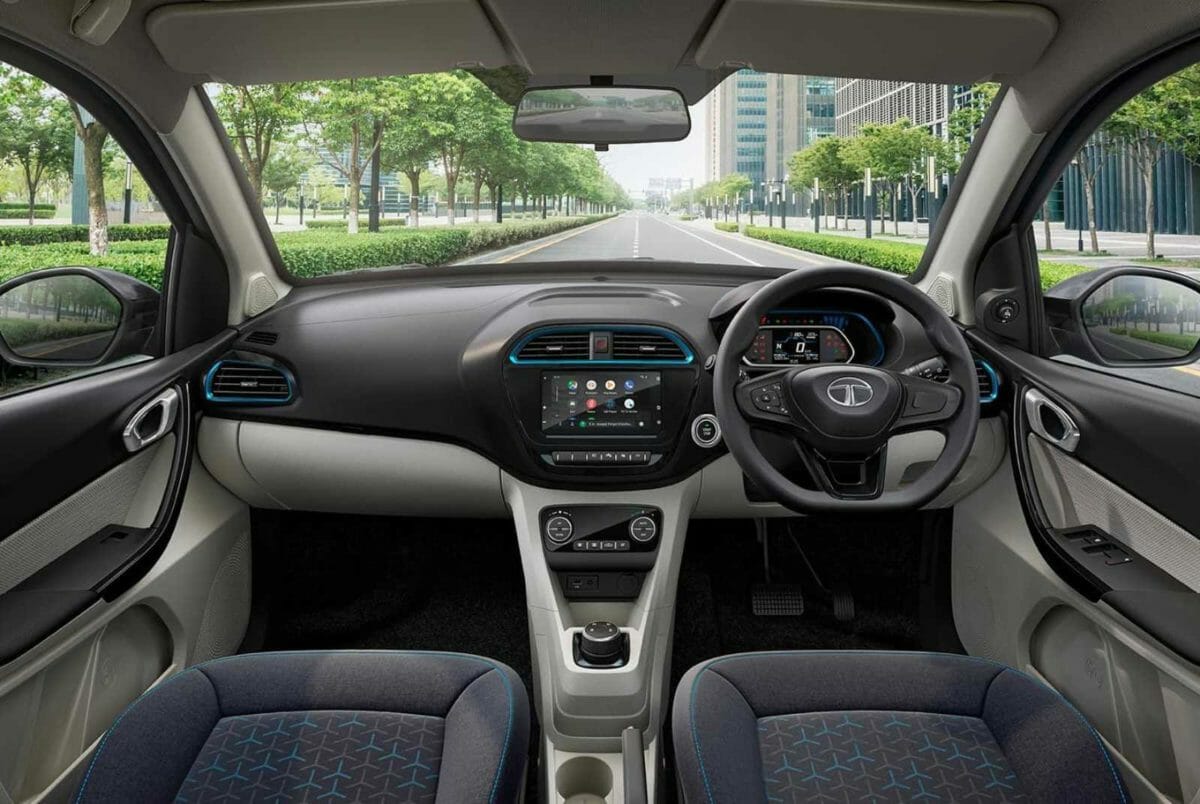 tata tigor ev interior