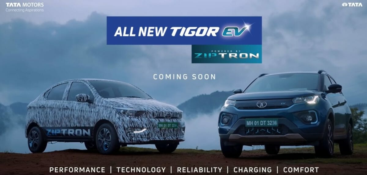 tata tigor ev teaser