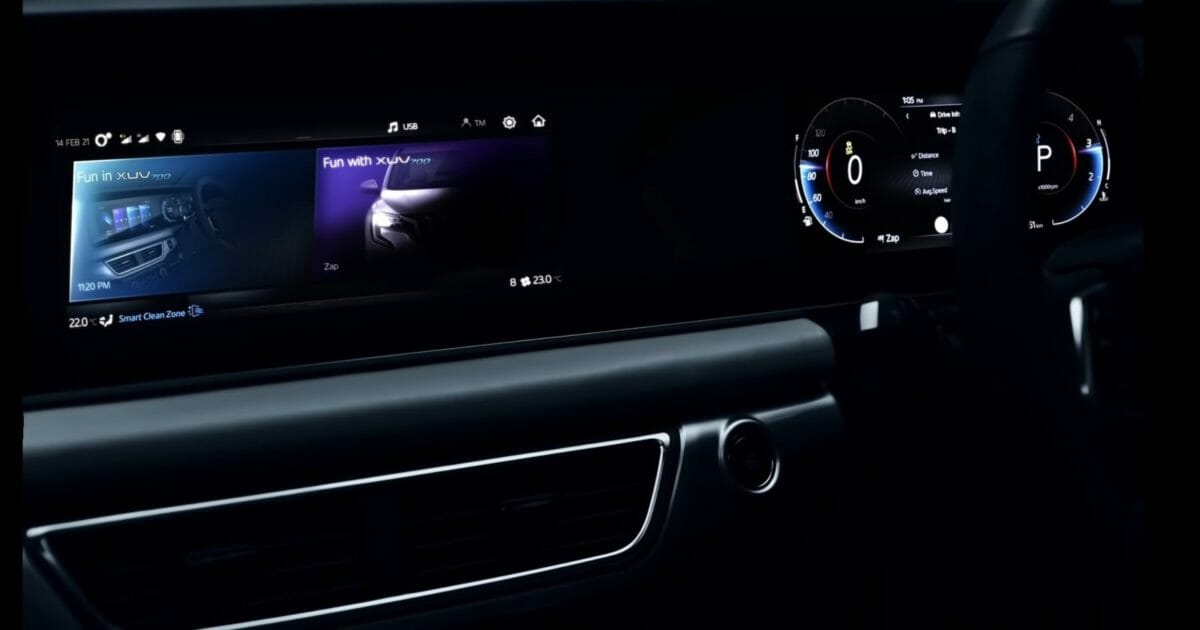 xuv700 infotainment teaser