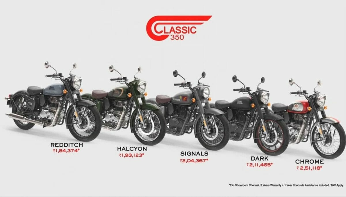 2021 Royal Enfield Classic 350 Launched At INR 1.84 Lakh Motoroids