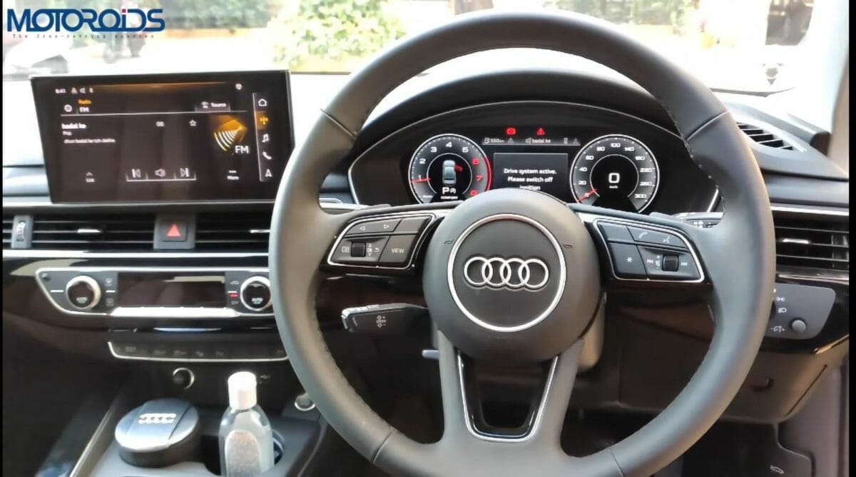 Audi A4 facelift interior