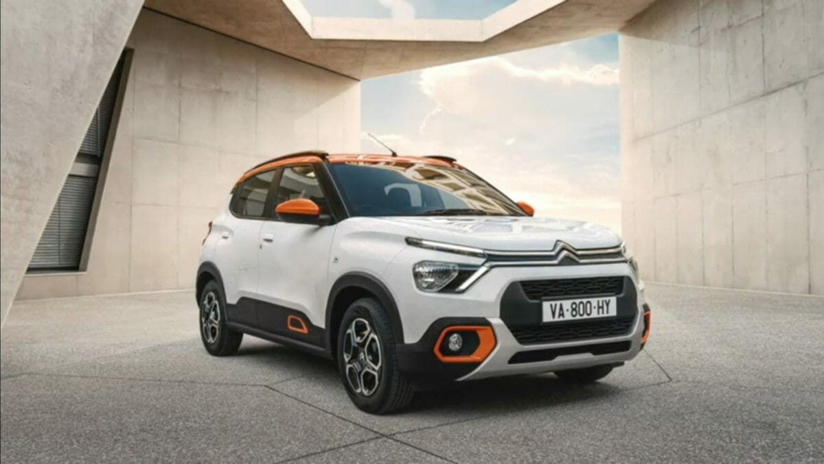 Citroen C revealed for india front