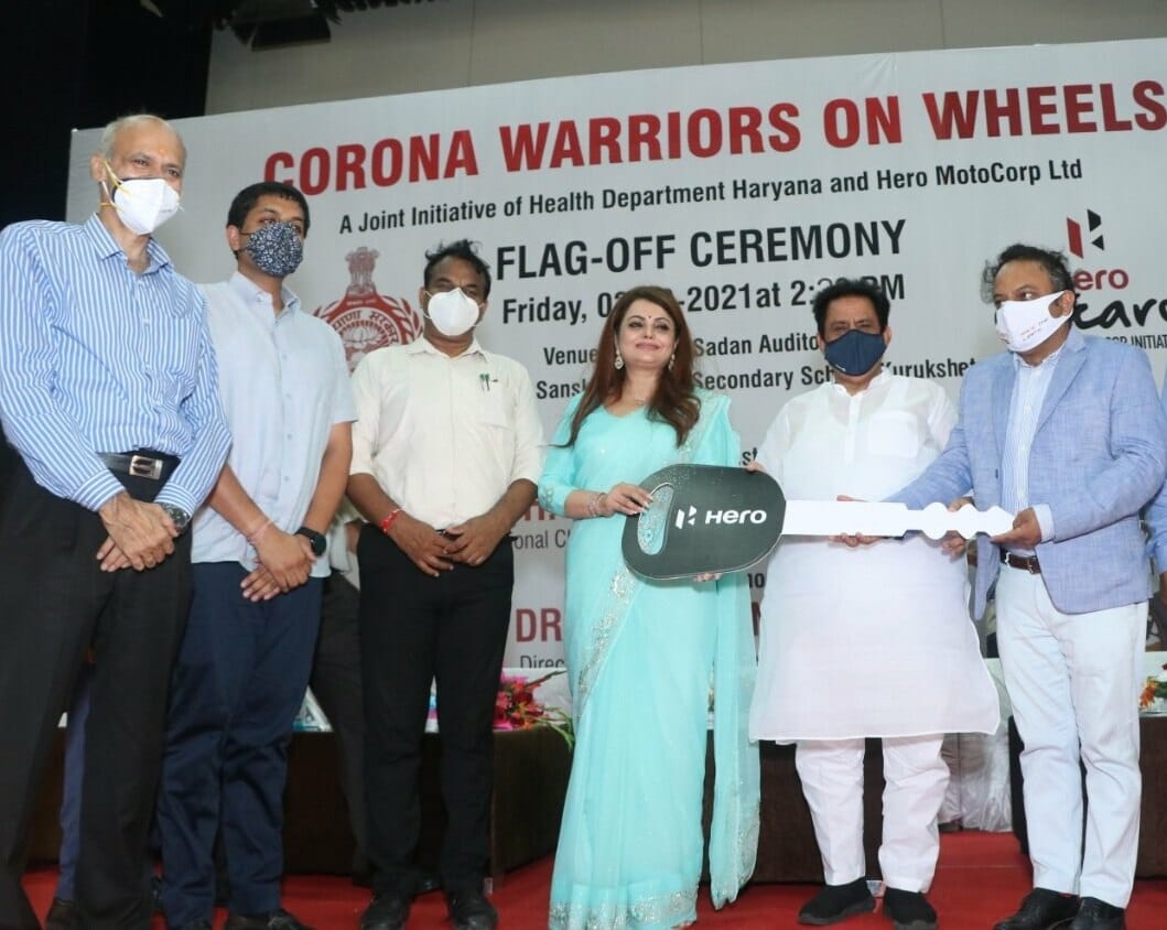 Hero Corona Warriors on Wheels