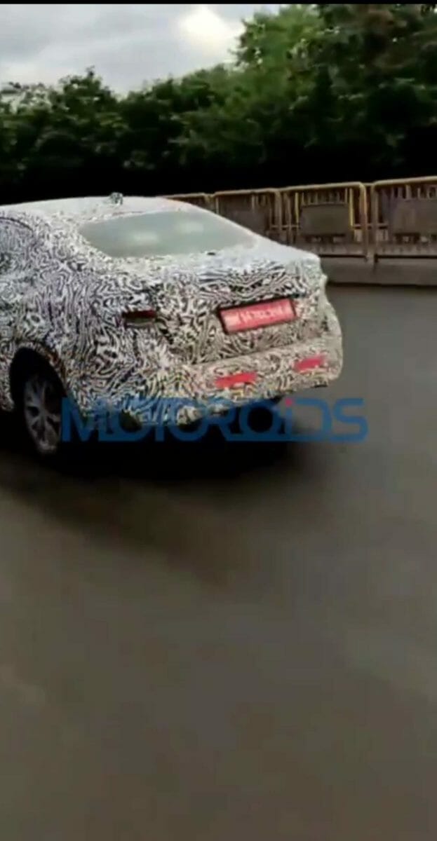 Skoda Slavia spotted rear