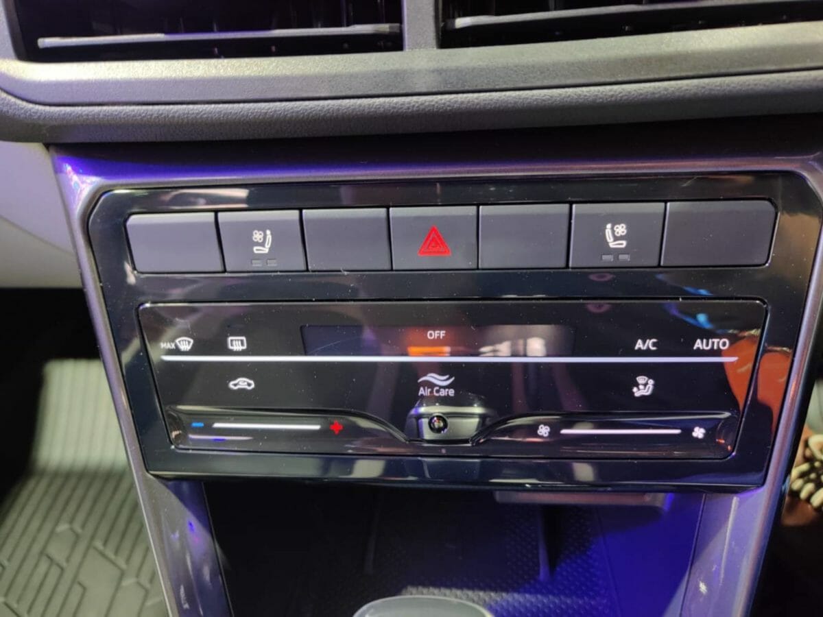 VW Taigun launched in India centre console