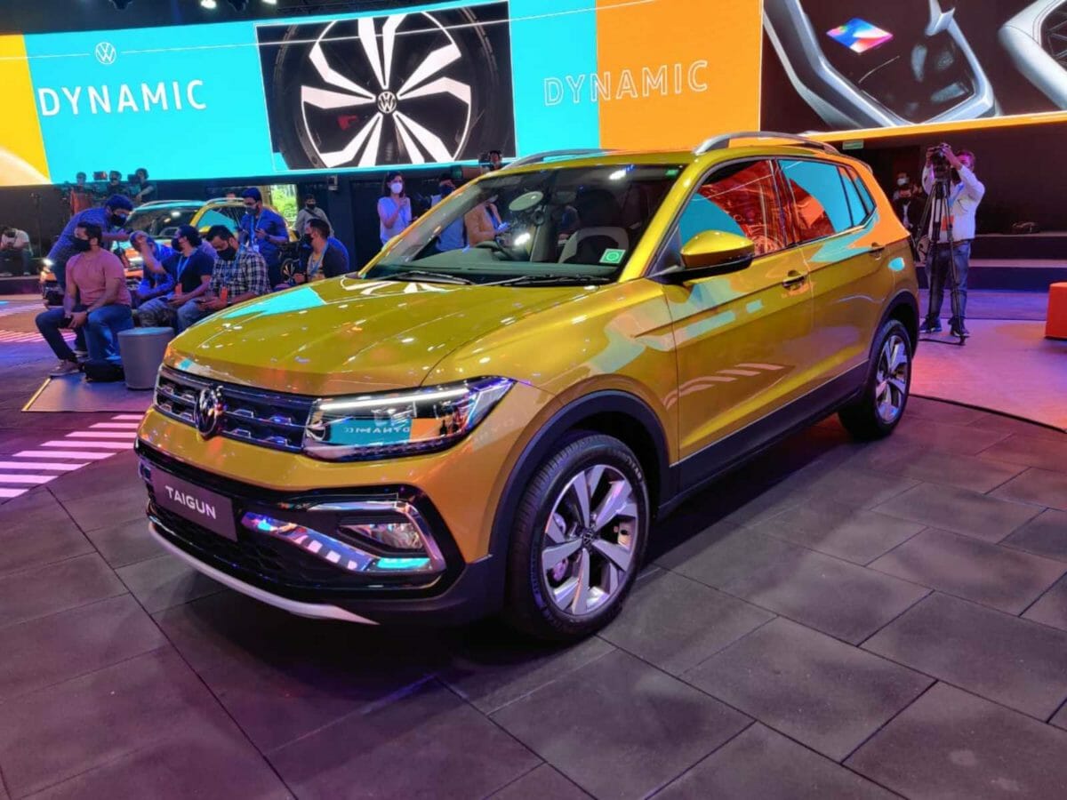 VW Taigun launched in India front