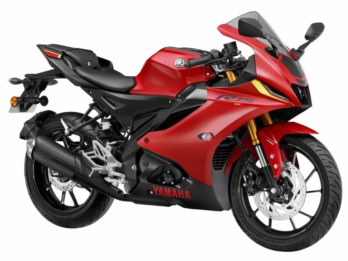 Yamaha Metallic Red Yamaha R15 V4