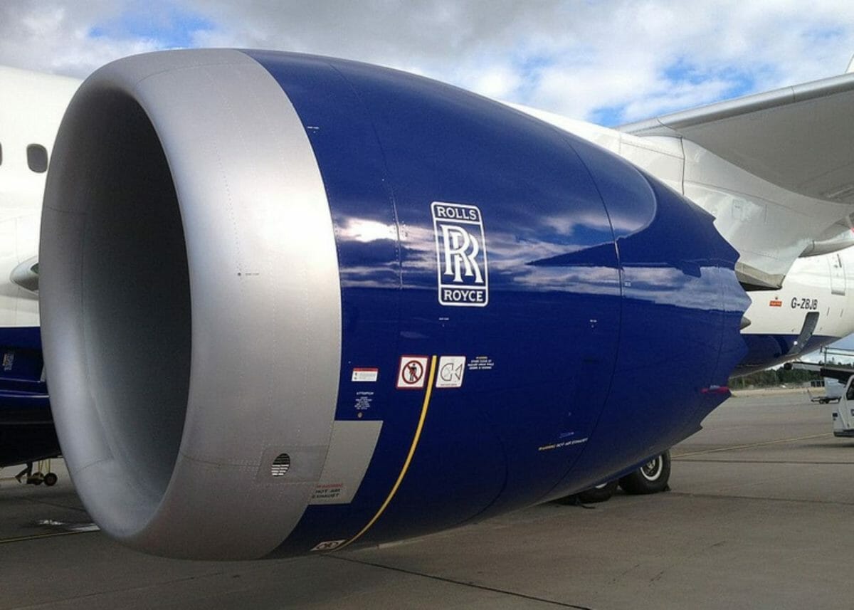 rolls royce aircraft engine