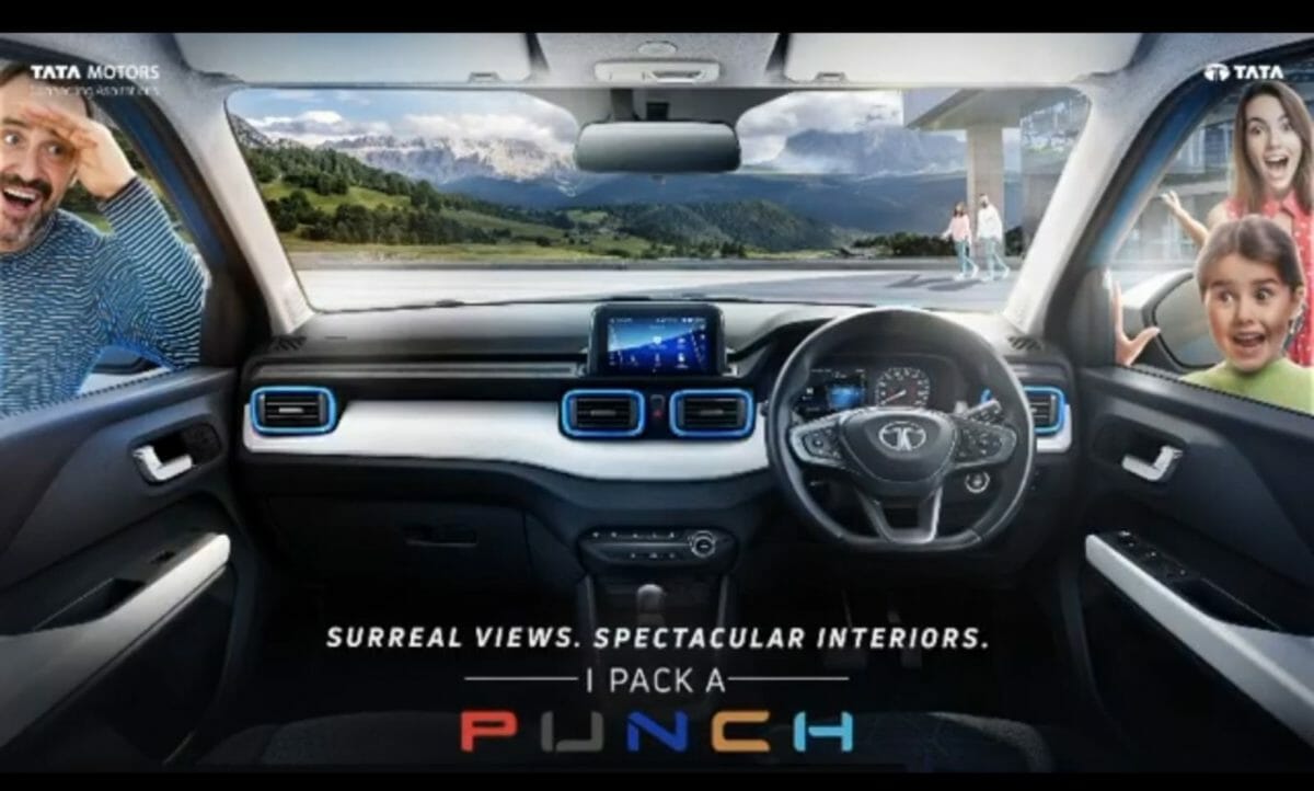 tata punch interiors revealed officially