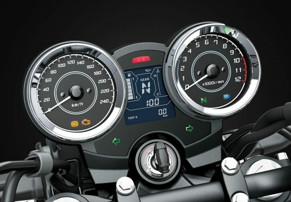 Kawasaki Z650 RS Instrumentation