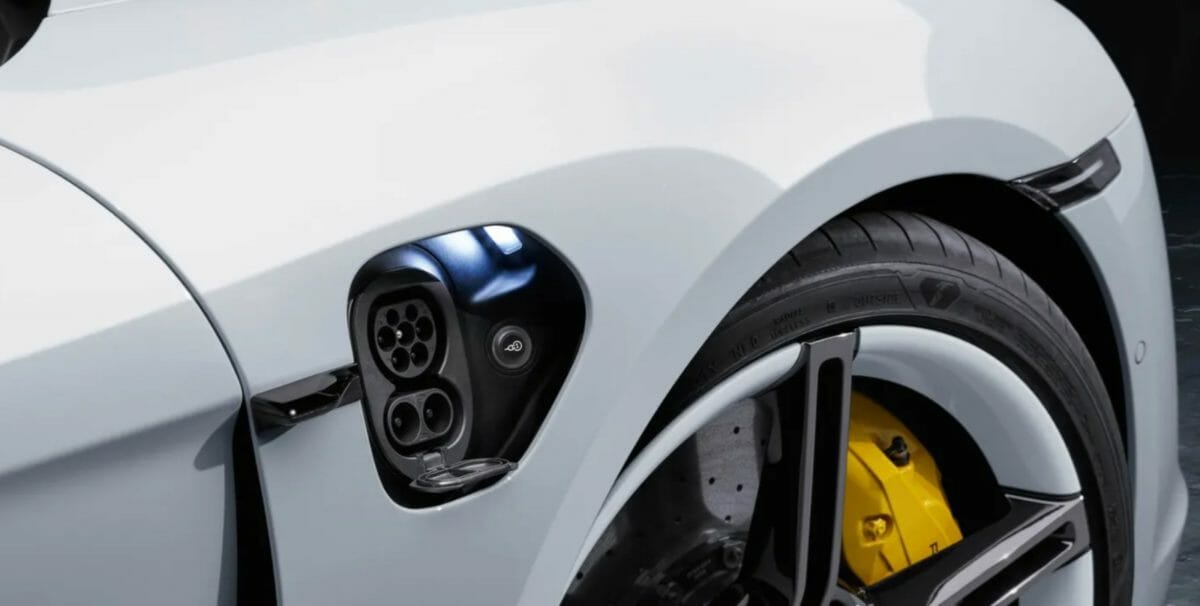 Porsche Taycan Side Charging Port