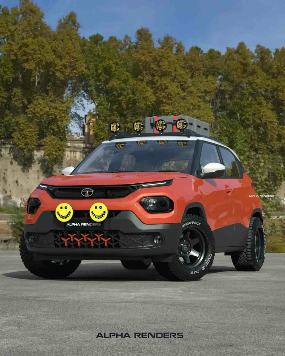 Tata Punch off road d render