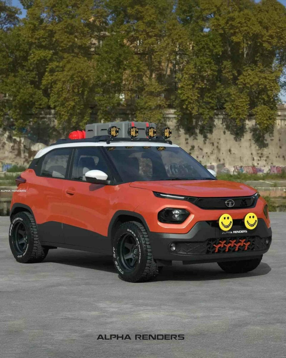 Tata punch off road 3D render (1)