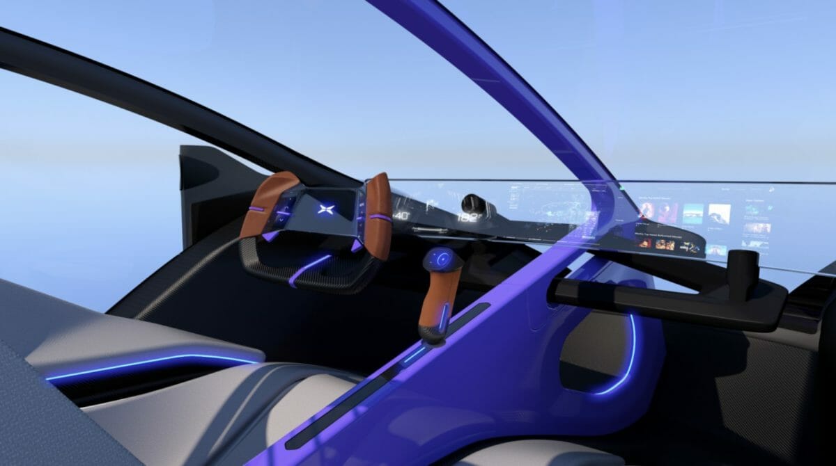 XPeng HT Aero Steering and Cabin