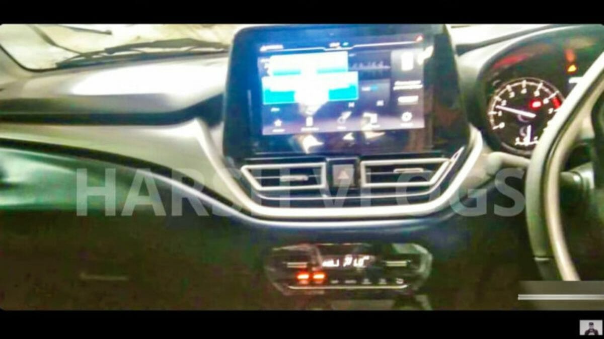 next gen baleno interiors spied