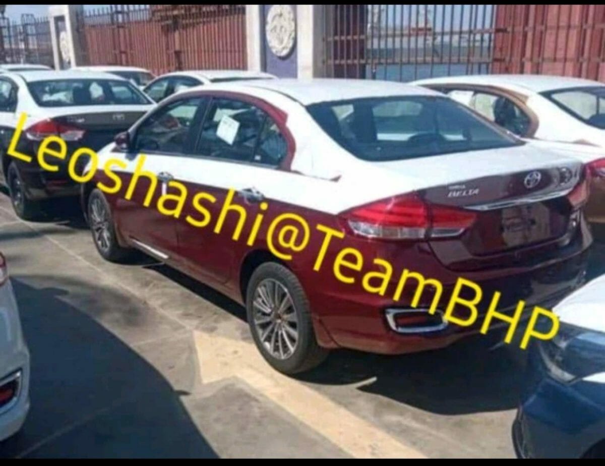 toyota belta LHD spied