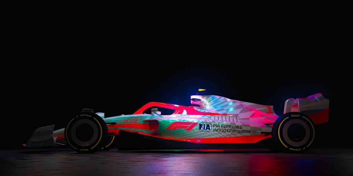 2022 F1 Car Side Profile