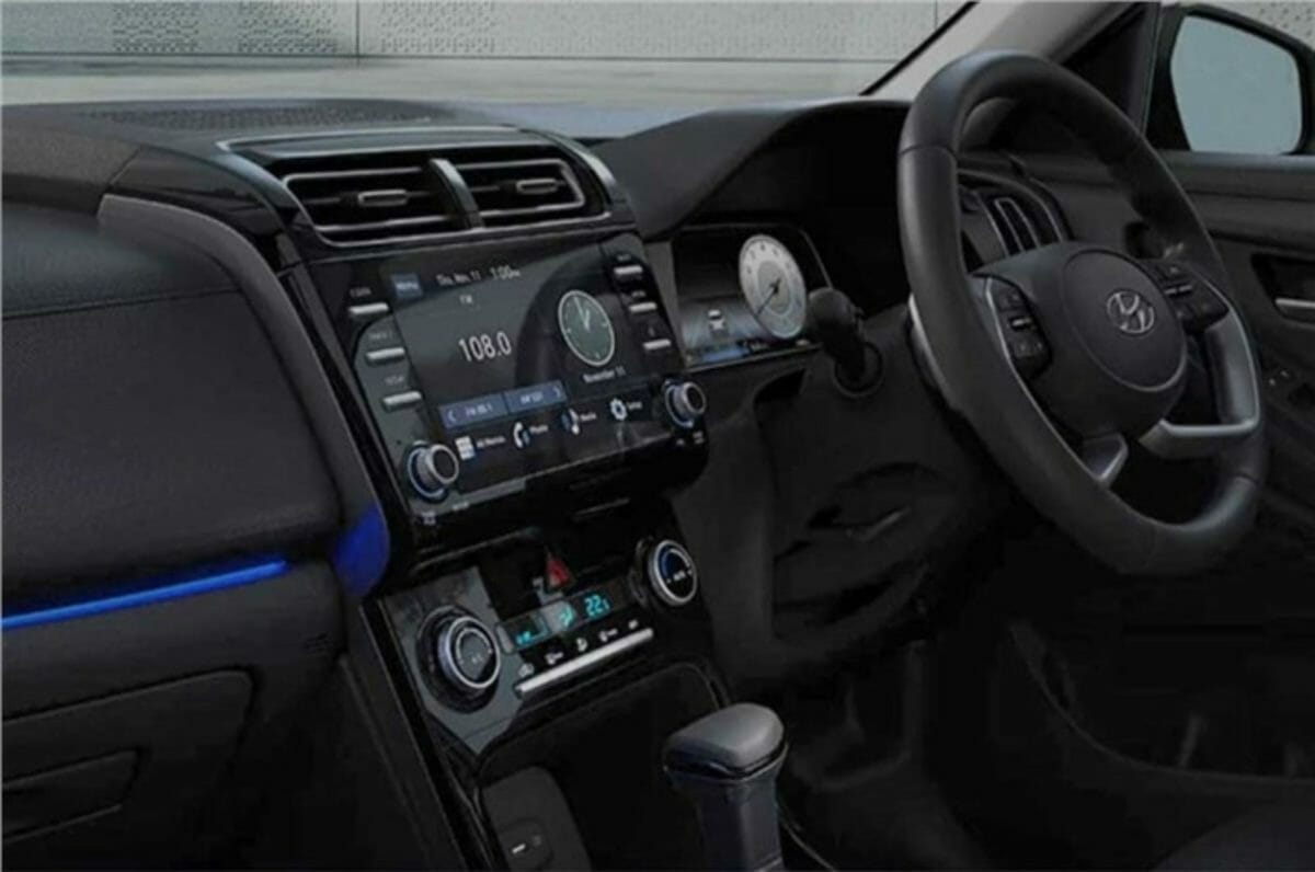 Hyundai Creta facelift leaked interior