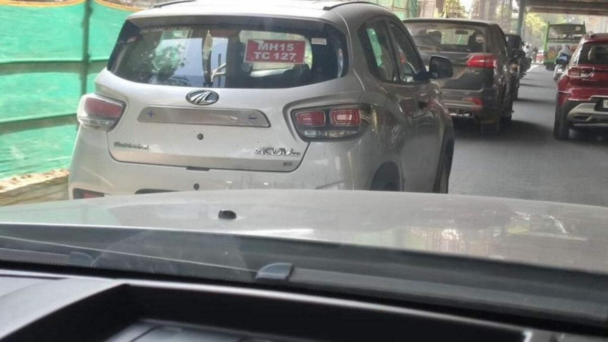 Mahindra eKUV Spied