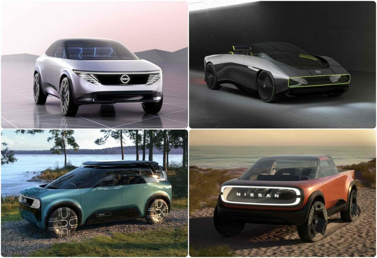 Nissan EV Concepts Collage