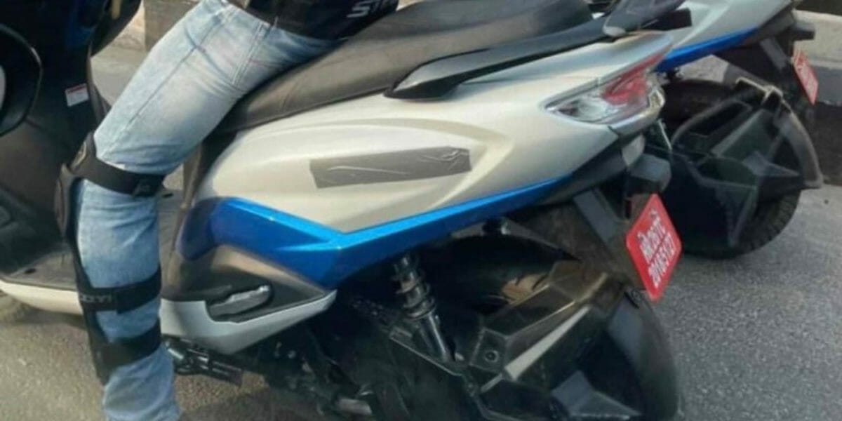 Suzuki Burgman Electric Scooter Spied