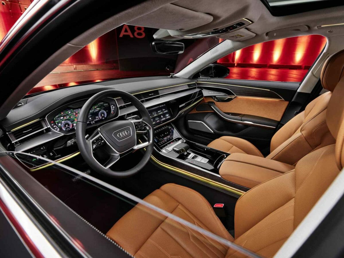 audi a8 facelift interior