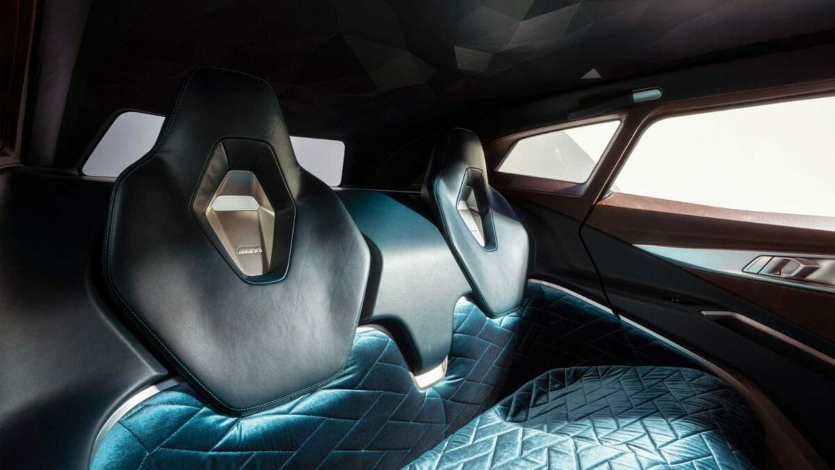 bmw concept xm rear seat