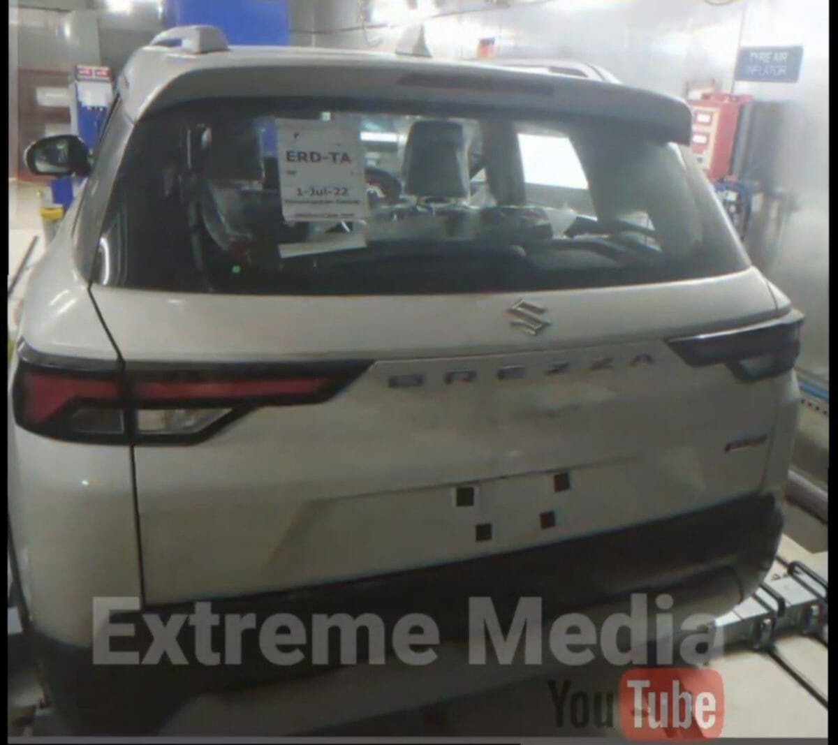 next gen brezza leaked rear