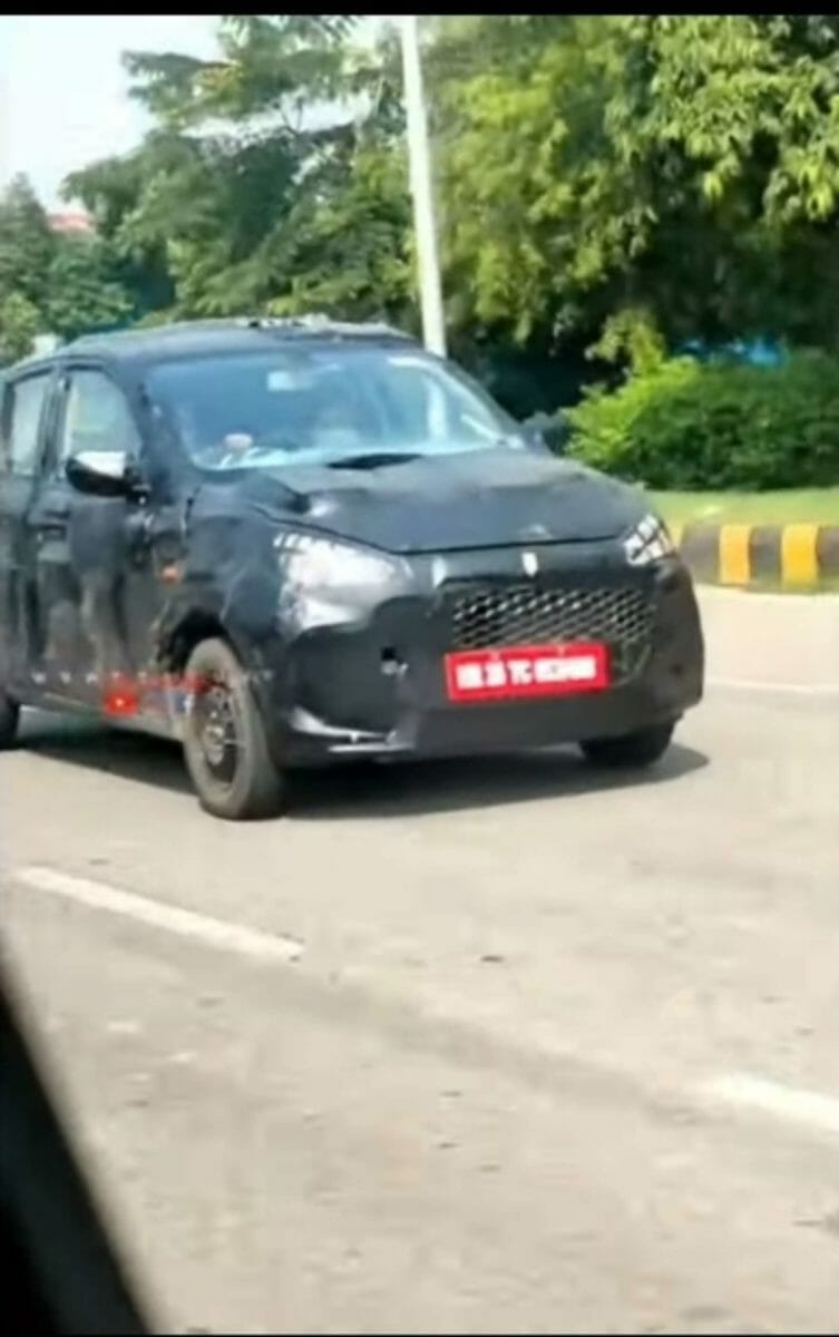 next gen maruti alto spotted front