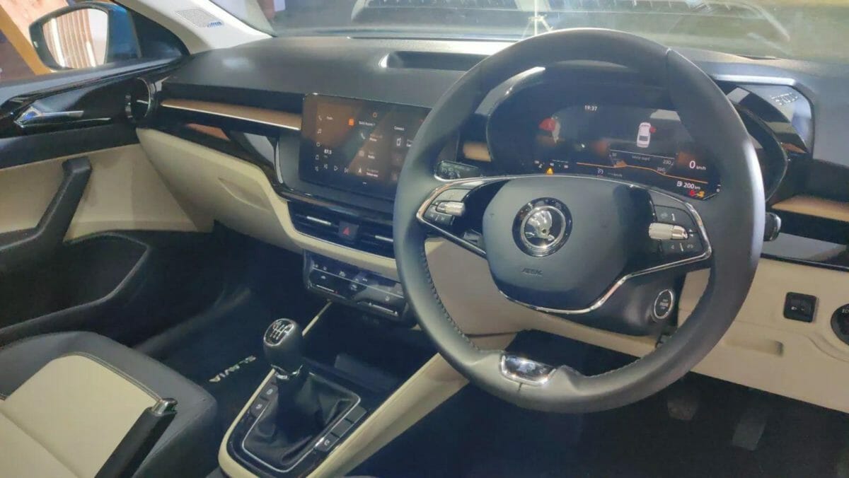 skoda slavia walkaround interior