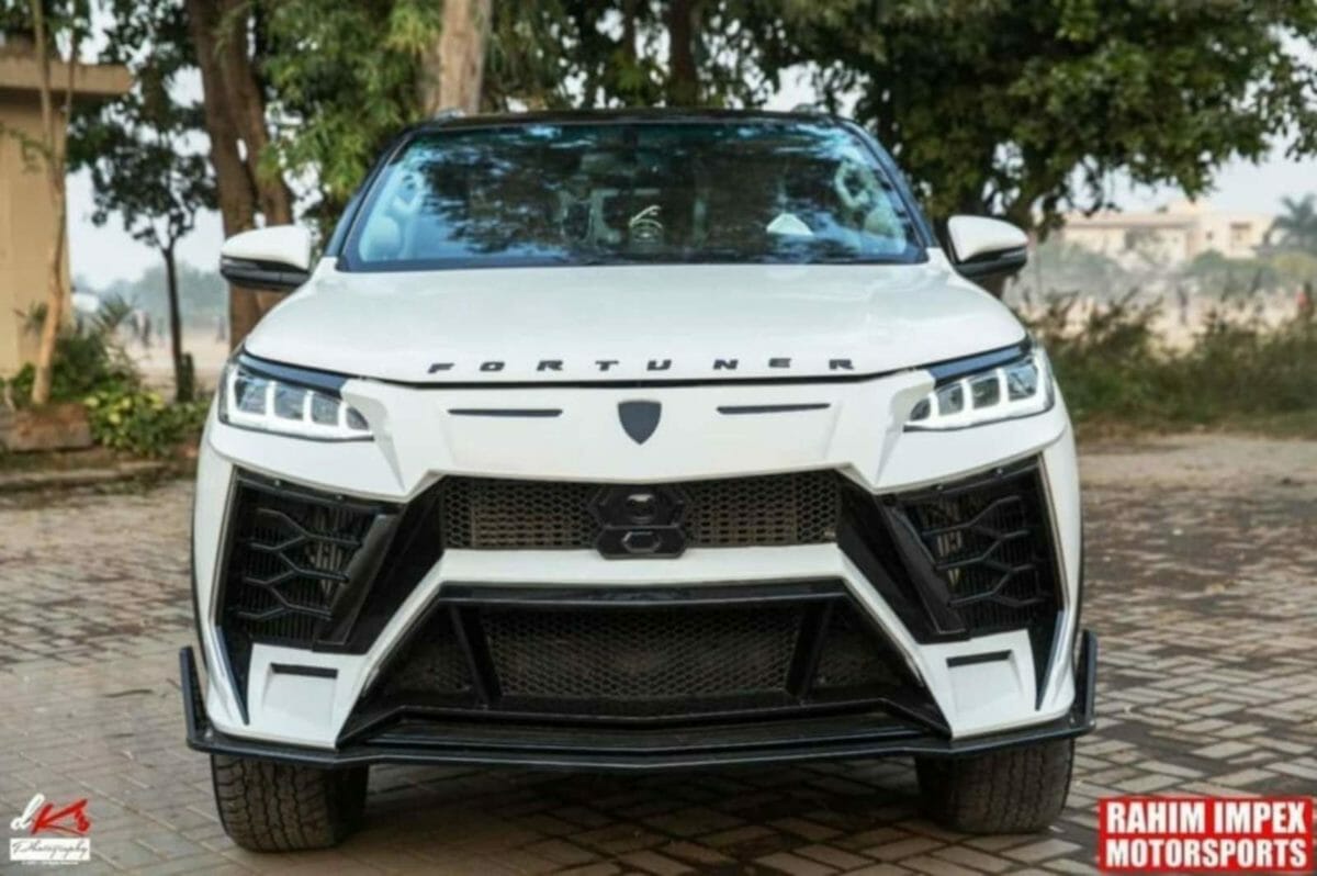 toyota fortuner modified into lambo urus