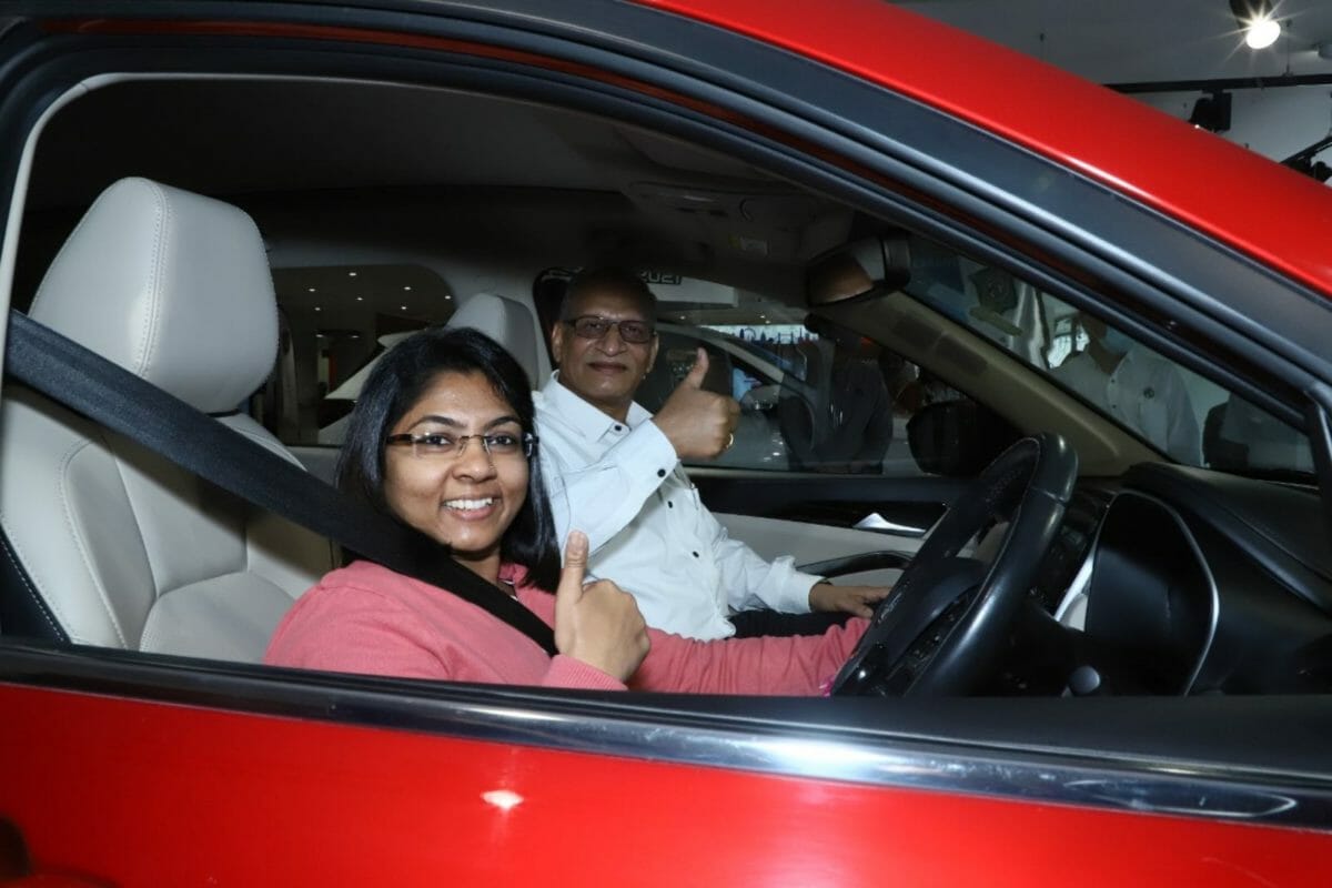 Bhavina Patel Drives MG Motor Hector