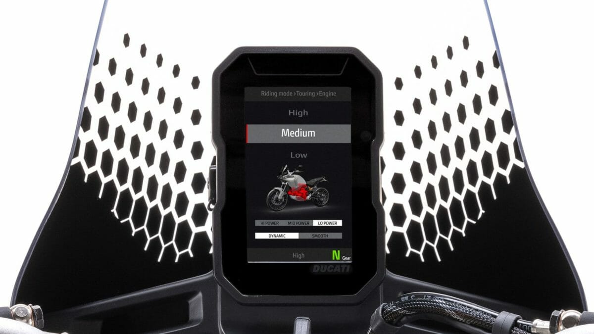 Ducati DesertX Digital Display